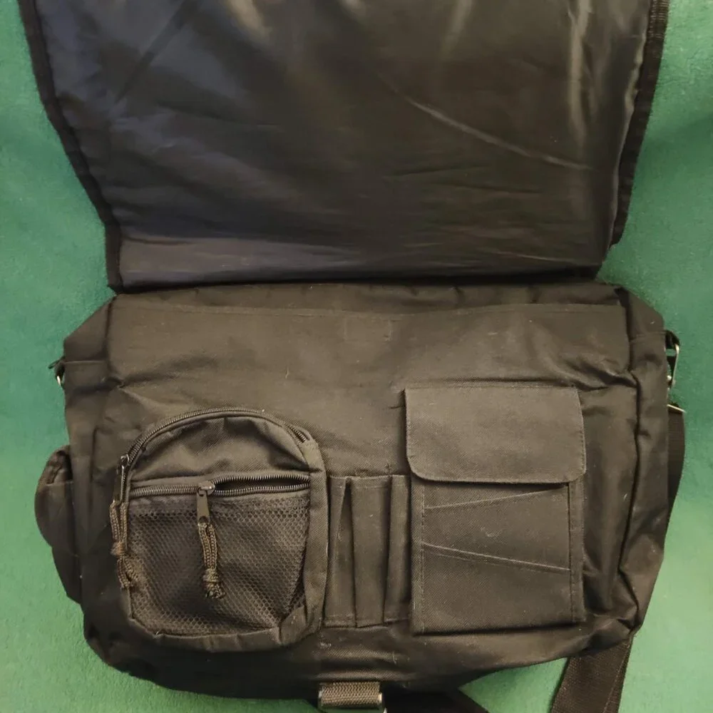 Messenger Briefcase Bag Laptop Padded Crossbody Shoulder Travel Bag